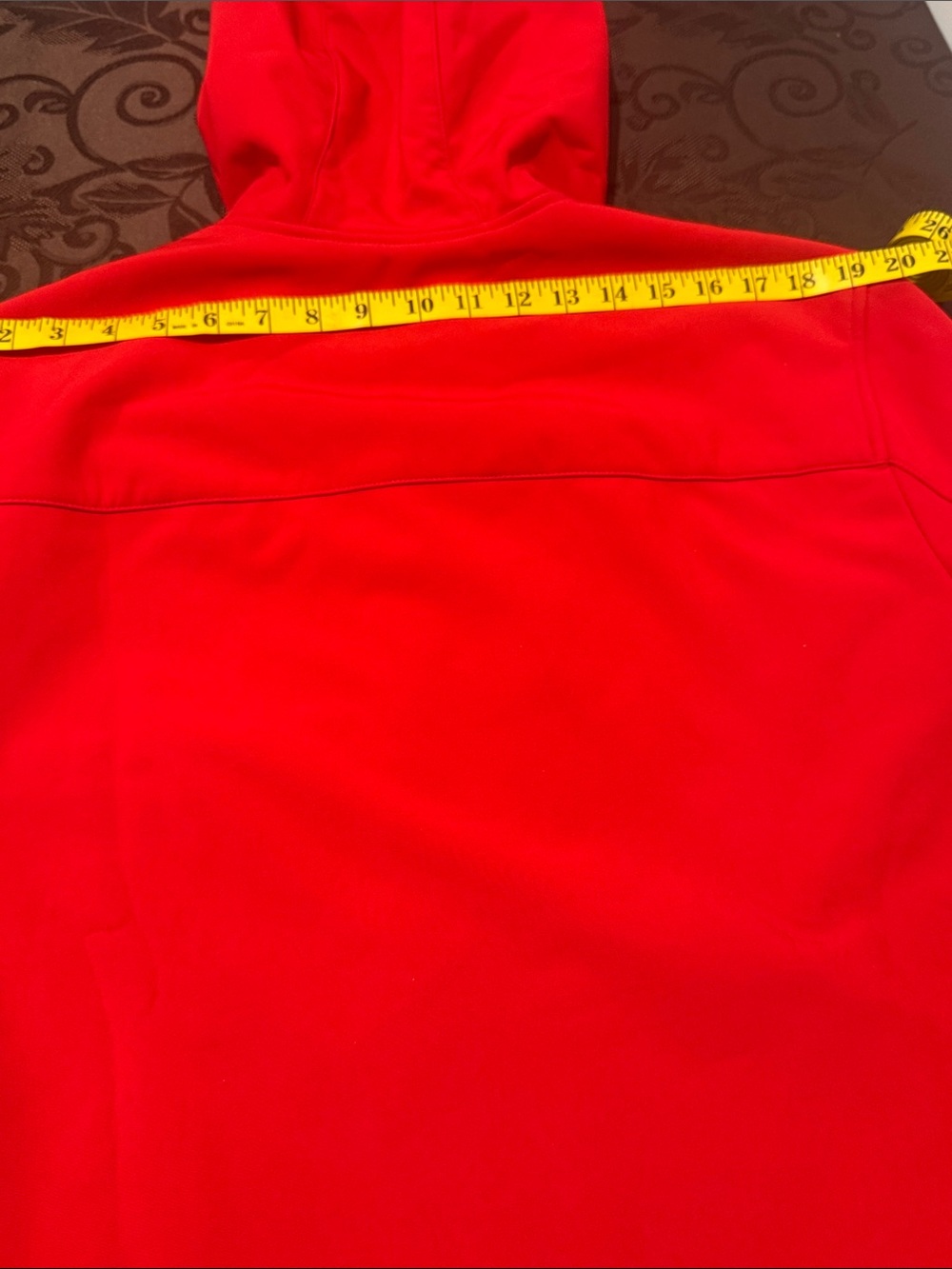 Converse Red Hooded Softshell Jacket. Mens Med - Picture 11 of 16